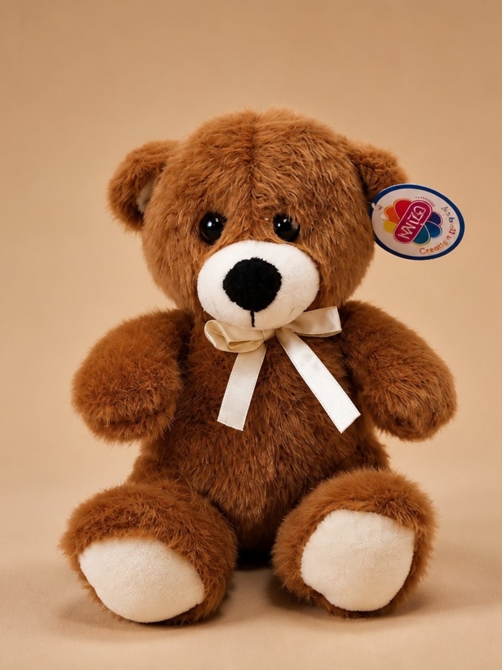 Nanco Plush Teddy Bear with Ribbon